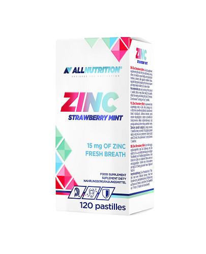  Allnutrition Zinc Strawberry Mint, 120 pastylek - Apteka internetowa Melissa  